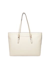 MICHAEL Michael Kors Torebka Quinn 30T5GQNT9L Écru. Materiał: skórzane