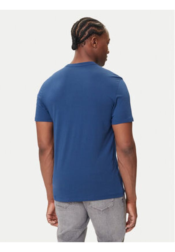 Calvin Klein Jeans T-Shirt Gradient Monogram LV04RC859G Niebieski Regular Fit. Kolor: niebieski. Materiał: bawełna. Wzór: gradientowy
