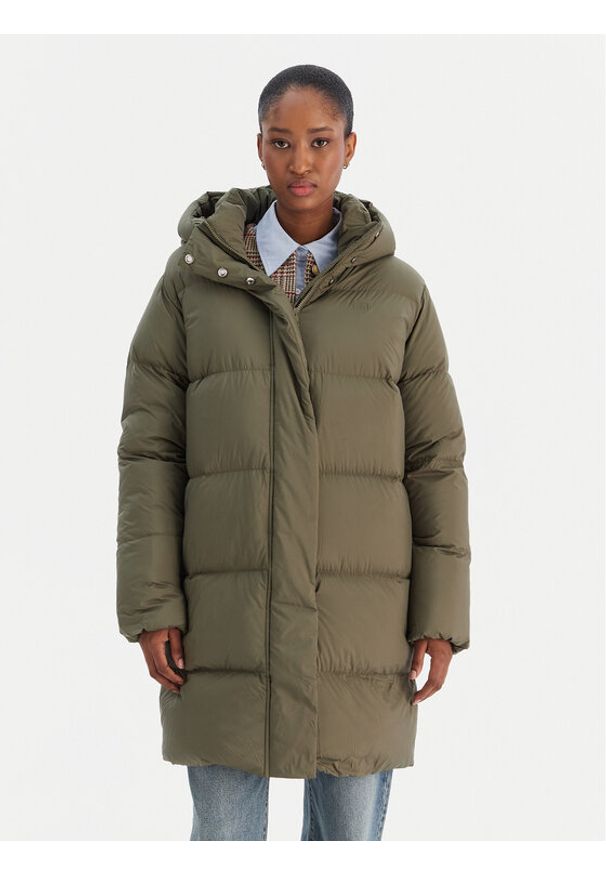 TOMMY HILFIGER - Tommy Hilfiger Kurtka puchowa Modern WW0WW46535 Zielony Regular Fit. Kolor: zielony. Materiał: syntetyk