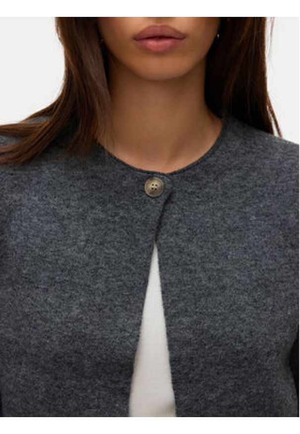 Vero Moda Kardigan Marina 10331339 Szary Regular Fit. Kolor: szary. Materiał: syntetyk