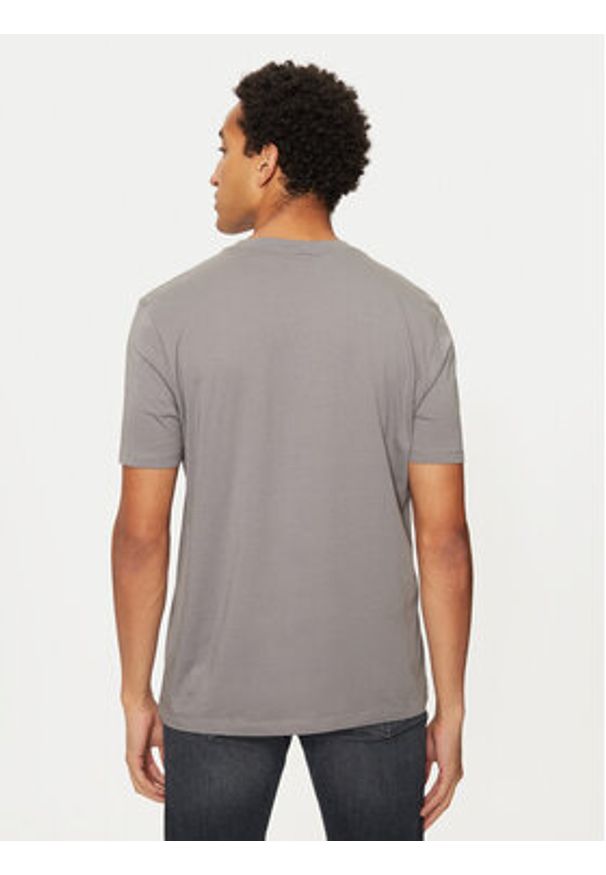 Hugo T-Shirt Dulivio 50467556 Szary Regular Fit. Kolor: szary. Materiał: bawełna
