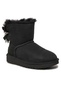 Ugg Śniegowce W Mini Bailey Bow II 1016501 Czarny. Kolor: czarny. Materiał: skóra