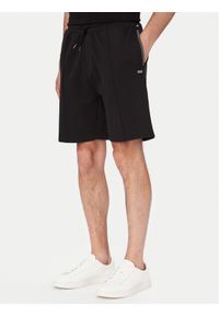 BOSS Szorty sportowe Sense 50561490 Czarny Regular Fit. Kolor: czarny. Materiał: bawełna. Styl: sportowy #1