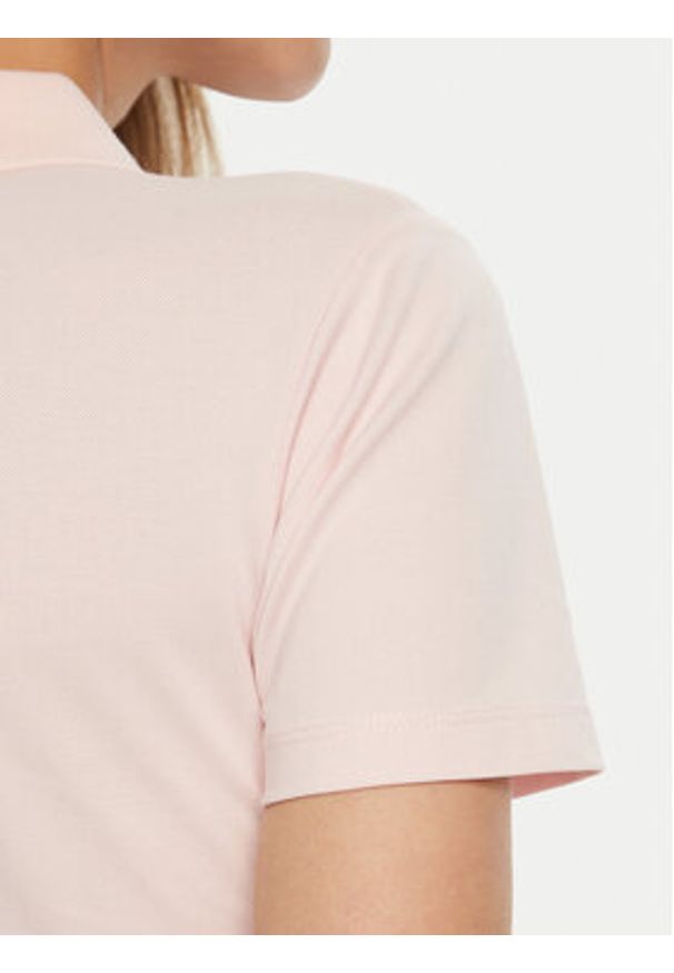 Guess Jeans Polo W5RP47 KARS2 Beżowy Regular Fit. Typ kołnierza: polo. Kolor: beżowy. Materiał: bawełna