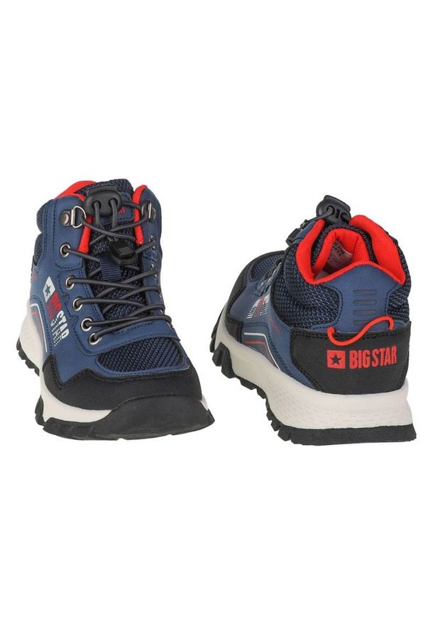 Big-Star - Buty Big Star Youth Shoes Jr II374055 granatowe różowe. Nosek buta: okrągły. Kolor: różowy, wielokolorowy, niebieski. Materiał: skóra ekologiczna, tkanina