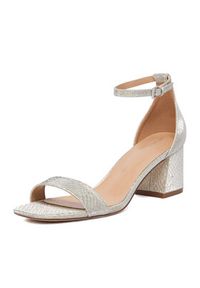 DeeZee Sandały CEO-HJY0223010-1 Srebrny. Kolor: srebrny. Materiał: materiał #8