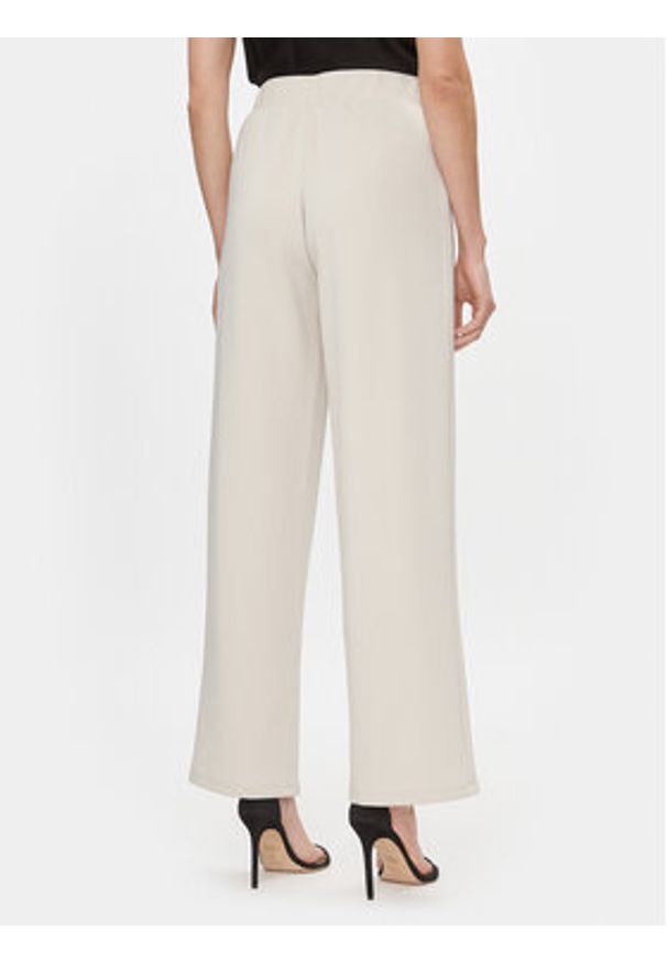 Vero Moda Spodnie materiałowe 10296830 Écru Relaxed Fit. Materiał: syntetyk