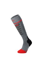 LENZ - Skarpety narciarskie podgrzewane Lenz Heat Sock 5.1 Toe Cap Slim Fit. Kolor: czerwony, wielokolorowy, szary. Sport: narciarstwo #1