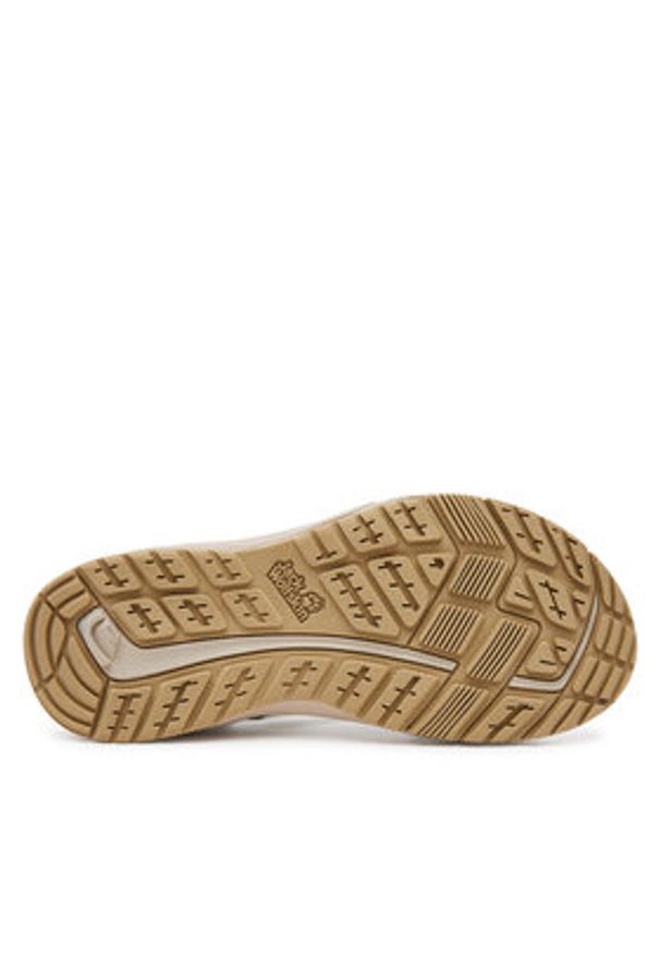 Jack Wolfskin Sandały Lakewood Ride Sandal M 4019041 Beżowy. Kolor: beżowy. Materiał: materiał