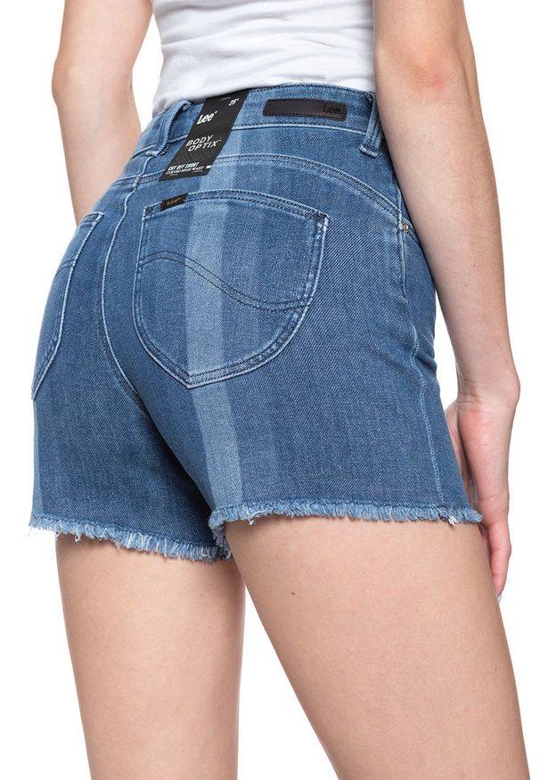 Lee - DAMSKIE SPODENKI LEE CUT OFF SHORT BODY OPTIX L37RQYYV 112108127
