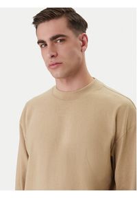 Hugo - HUGO Bluza Daposo 50511029 Beżowy Relaxed Fit. Kolor: beżowy. Materiał: bawełna #4