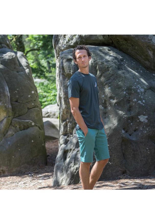 SNAP CLIMBING - Spodenki chino Snap Climbing. Kolor: zielony. Sport: wspinaczka