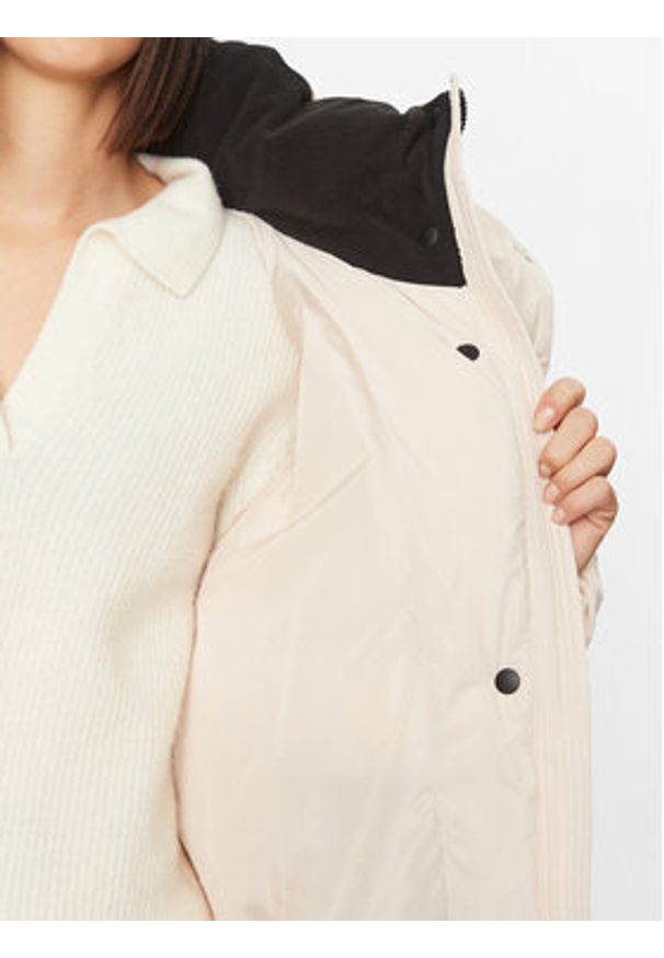 Calvin Klein Jeans Płaszcz zimowy J20J221888 Écru Oversize. Materiał: syntetyk. Sezon: zima
