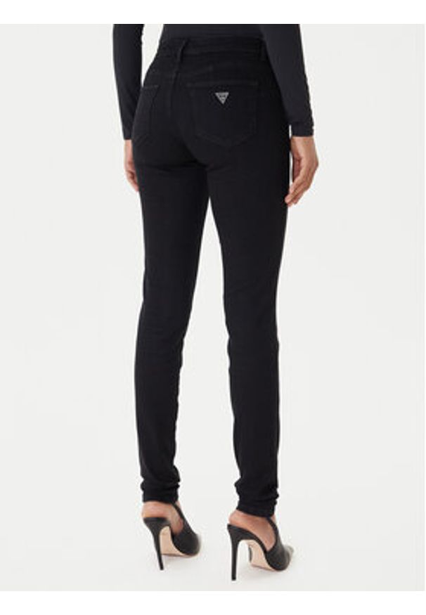Guess Jeansy Curve X. W2YAJ2 D4PZ1 Czarny Skinny Fit. Kolor: czarny