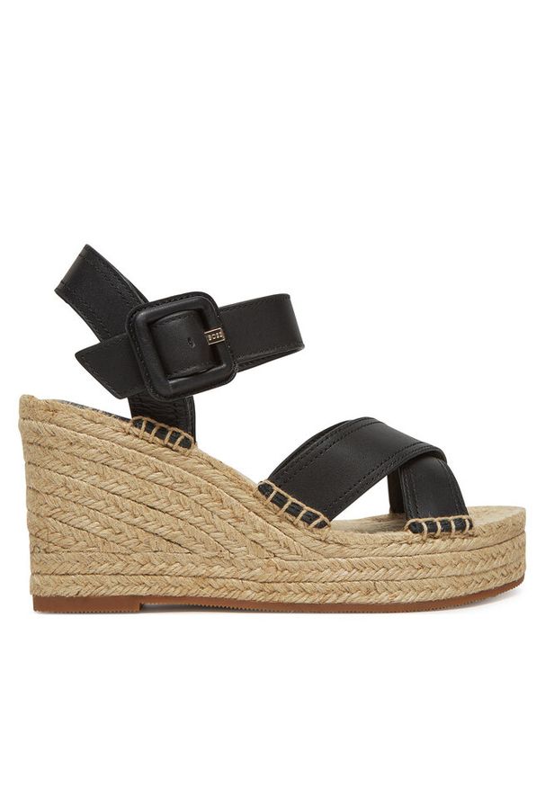 Espadryle BOSS. Kolor: czarny