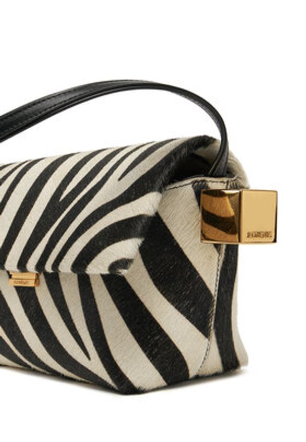 JACQUEMUS Torebka The Rond Carre 24H243BA383-3209 Biały. Kolor: biały. Materiał: skórzane