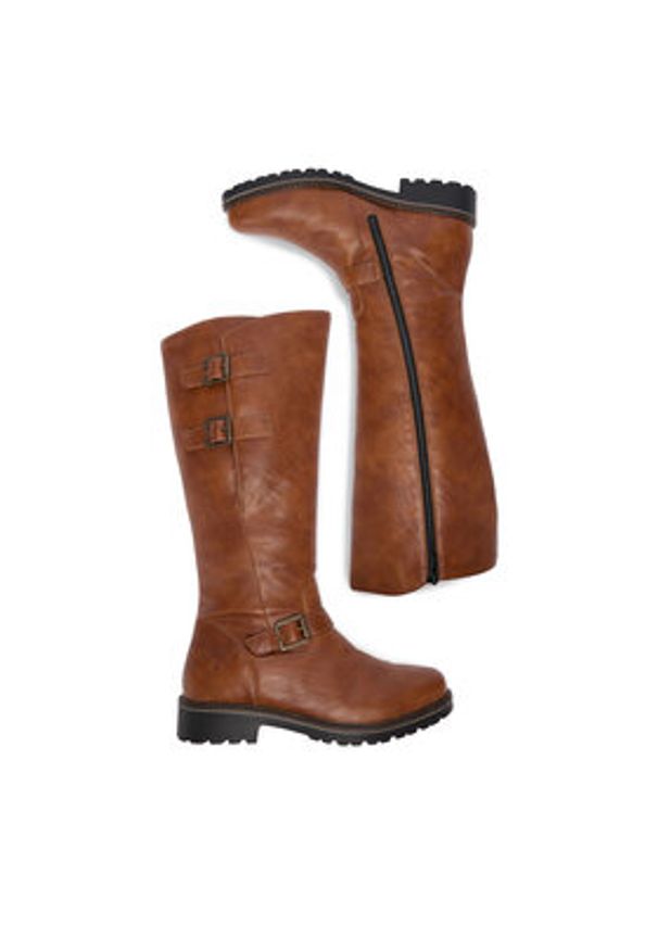 Remonte Kozaki CEO-R6590-22 Brązowy. Kolor: brązowy. Materiał: skóra, syntetyk, materiał