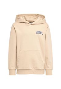 Bluza z kapturem dla dzieci Hummel Fast. Typ kołnierza: kaptur. Kolor: beżowy, zielony, wielokolorowy