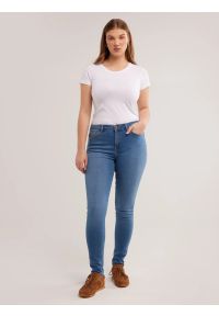 Big-Star - Jeansy damskie skinny niebieskie Adela 367. Kolor: niebieski. Sezon: lato #7
