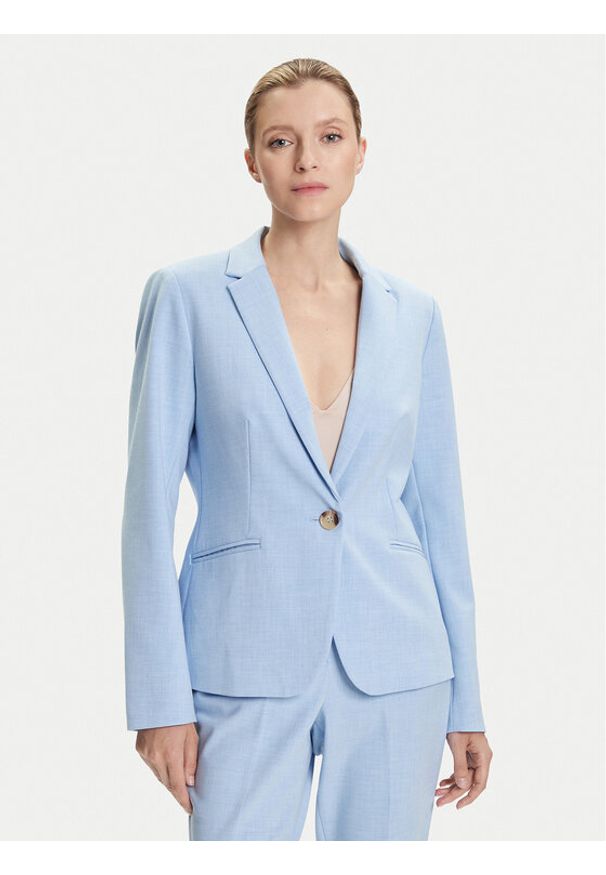 Tatuum Marynarka Rema T2505.027 Błękitny Regular Fit. Kolor: niebieski. Materiał: syntetyk