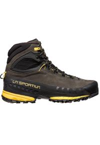 LA SPORTIVA - Buty trekkingowe męskie La Sportiva TX5 GTX. Wysokość cholewki: za kostkę. Kolor: wielokolorowy, czarny, żółty, szary. Materiał: syntetyk, zamsz, materiał. Szerokość cholewki: normalna