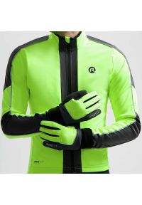 ROGELLI - Rękawiczki sportowe unisex Rogelli Essentail Hi Vis wodoodporne. Kolor: żółty, wielokolorowy, czarny