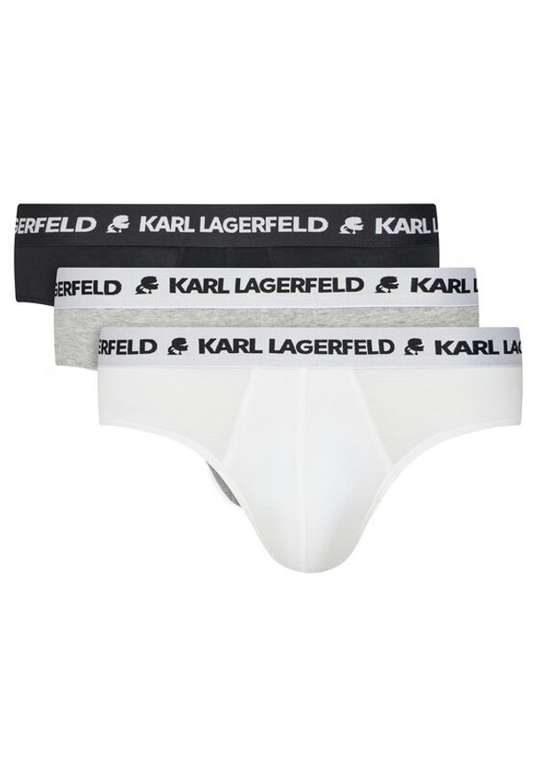 Karl Lagerfeld - KARL LAGERFELD Komplet 3 par slipów A1M47152 Kolorowy. Materiał: bawełna. Wzór: kolorowy