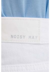 Noisy may - Noisy May jeansy Isabel damskie high waist. Stan: podwyższony. Kolor: biały