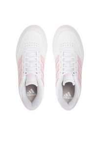 Adidas - adidas Sneakersy Courtblock IF6466 Biały. Kolor: biały. Materiał: skóra #4