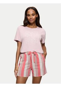 Triumph Szorty piżamowe Mix & Match 10218280 Różowy Relaxed Fit. Kolor: różowy. Materiał: bawełna