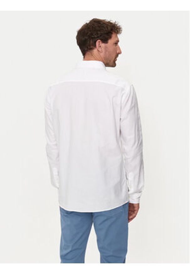 BOSS - Boss Koszula S-Roan-Bd-E-1P-C-242 50515142 Biały Slim Fit. Kolor: biały. Materiał: bawełna