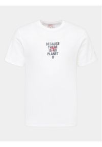 Ecoalf T-Shirt Crocaalf GATSCROCA8034MW22 Biały Regular Fit. Kolor: biały. Materiał: bawełna