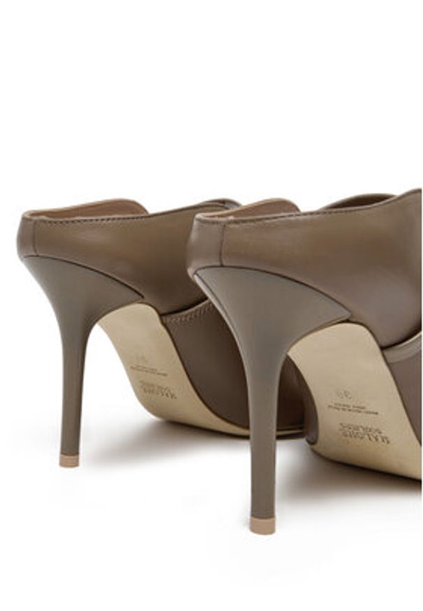 MALONE SOULIERS Klapki Maureen 85-267 Brązowy. Kolor: brązowy. Materiał: skóra
