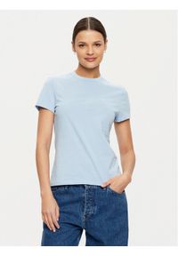 Calvin Klein T-Shirt K20K208061 Błękitny Regular Fit. Kolor: niebieski. Materiał: bawełna #1