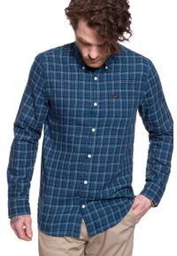 Lee - KOSZULA LEE BUTTON DOWN WASHED BLUE L880RMLR. Typ kołnierza: button down. Kolor: niebieski #3