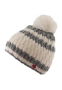 XTASY - Zimowy kapelusz dla dzieci z Pomponem Jam - Komfort i Styl. Kolor: biały. Materiał: poliester. Sezon: zima. Styl: elegancki #1
