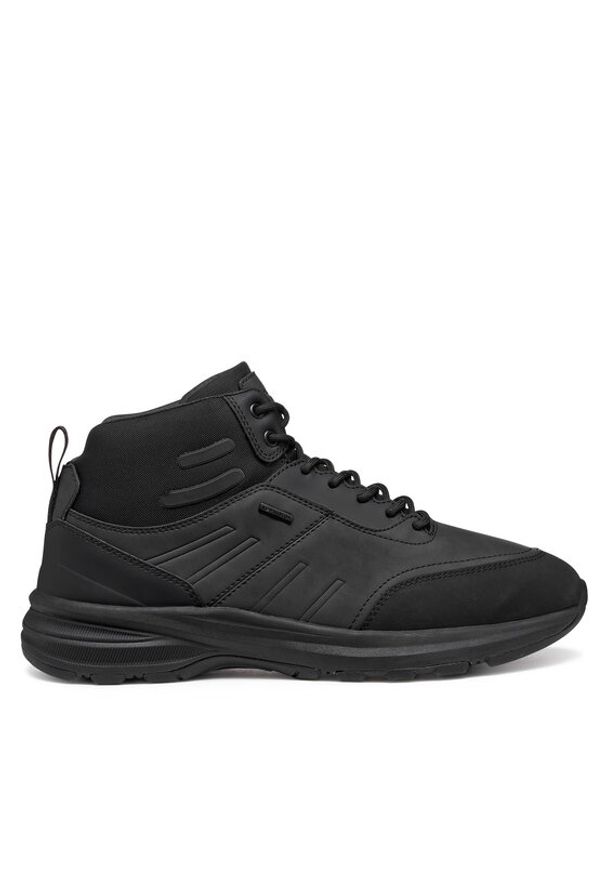 Geox Sneakersy U Senales B Abx U56M2C 0EK3R C9999 Czarny. Kolor: czarny. Materiał: skóra