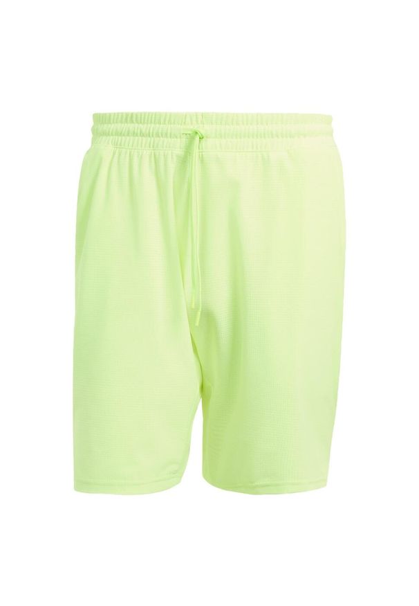 Adidas - Szorty Tennis Ergo. Kolor: żółty. Materiał: materiał. Sport: tenis