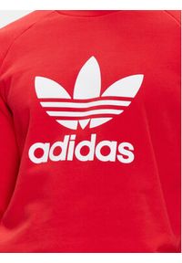 Adidas - adidas Bluza adicolor Classics Trefoil IA4855 Czerwony Regular Fit. Kolor: czerwony. Materiał: bawełna
