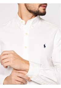 Polo Ralph Lauren Koszula Classics 710736557 Biały Slim Fit. Typ kołnierza: polo. Kolor: biały. Materiał: bawełna