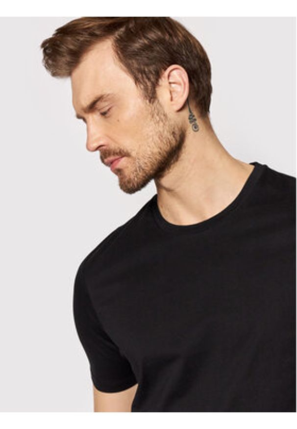 BOSS - Boss T-Shirt Tessler 150 50468395 Czarny Slim Fit. Kolor: czarny. Materiał: bawełna