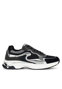 MEXX Sneakersy MI001008943W Czarny. Kolor: czarny. Materiał: zamsz, skóra