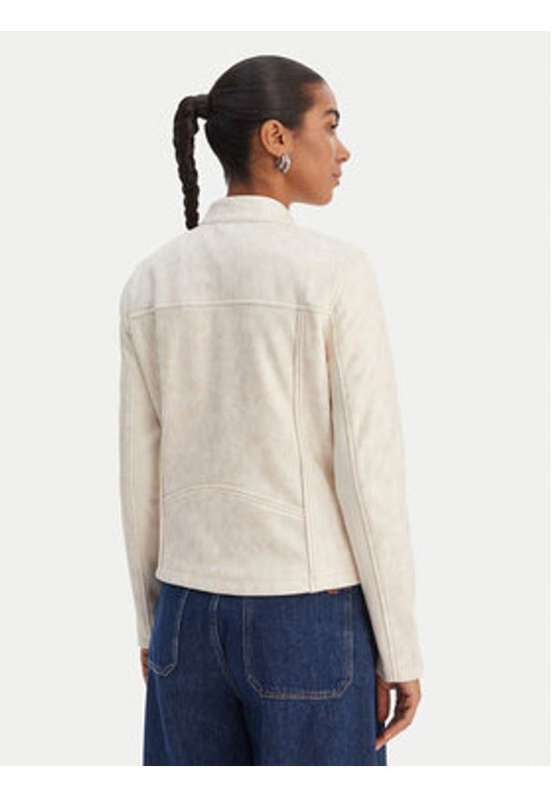 Desigual Kurtka przejściowa 26SWEW10 Biały Regular Fit. Kolor: biały. Materiał: syntetyk