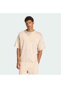 Adidas - Koszulka Soft Lux. Kolor: biały. Sport: fitness #1