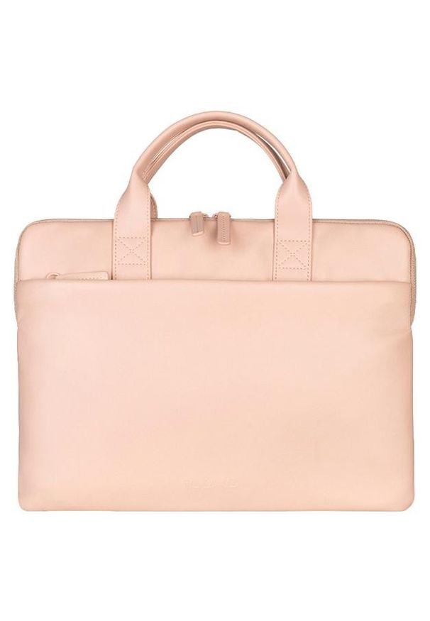 TUCANO - Torba Tucano Isotta Slim Bag MacBook Air 15'' / MacBook Pro 14'' / notebook 14'' piaskowy róż. Kolor: różowy. Materiał: skóra ekologiczna, neopren. Styl: elegancki