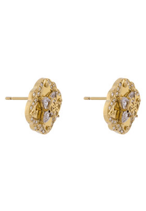 Guess Kolczyki JUBE05 504JW Złoty. Materiał: metalowe. Kolor: złoty