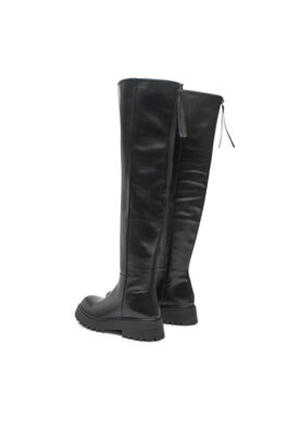 Jenny Fairy Kozaki WS5851-16 Czarny. Kolor: czarny. Materiał: skóra