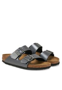 Birkenstock Klapki Arizona 1029224 Szary. Kolor: szary. Materiał: skóra