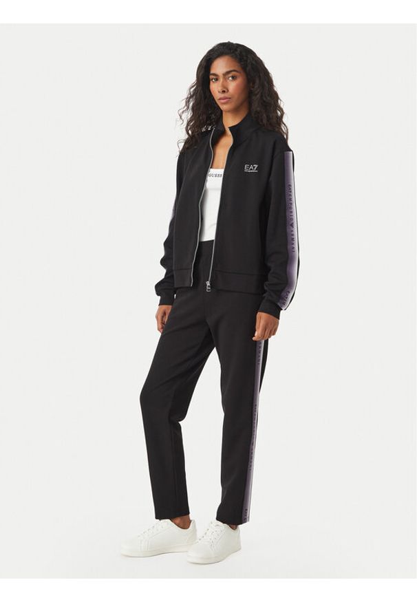 EA7 Emporio Armani Dres 7W001518 AF12501 UC001 Czarny Regular Fit. Kolor: czarny. Materiał: syntetyk