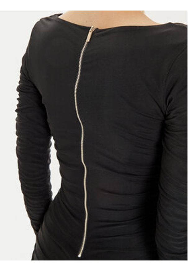 Marciano Guess Sukienka koktajlowa 4BGK18 6286A Czarny Slim Fit. Kolor: czarny. Materiał: syntetyk. Styl: wizytowy